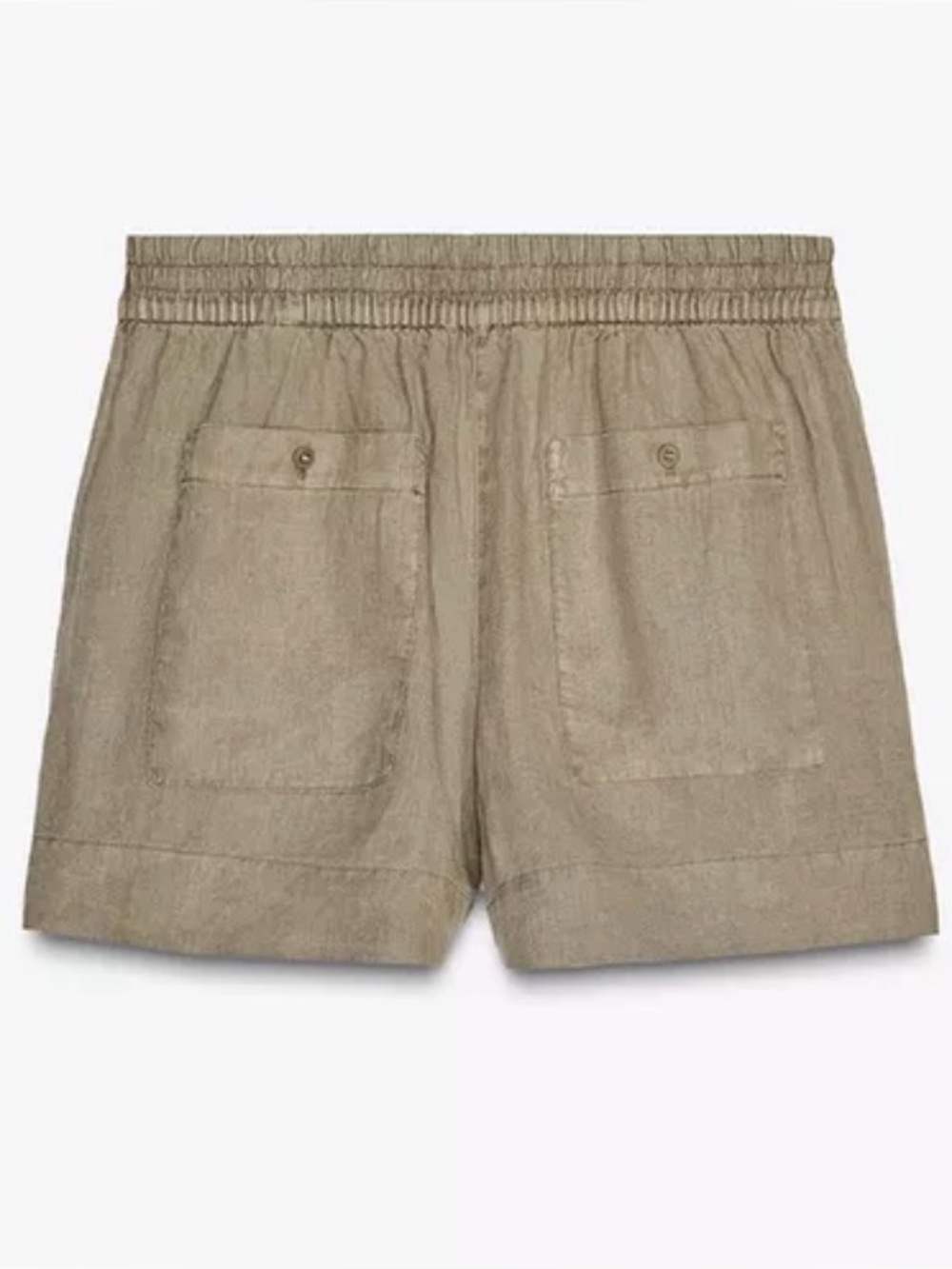 Zara 100% Linen Shorts - Size L vacation summer - Picture 3 of 9